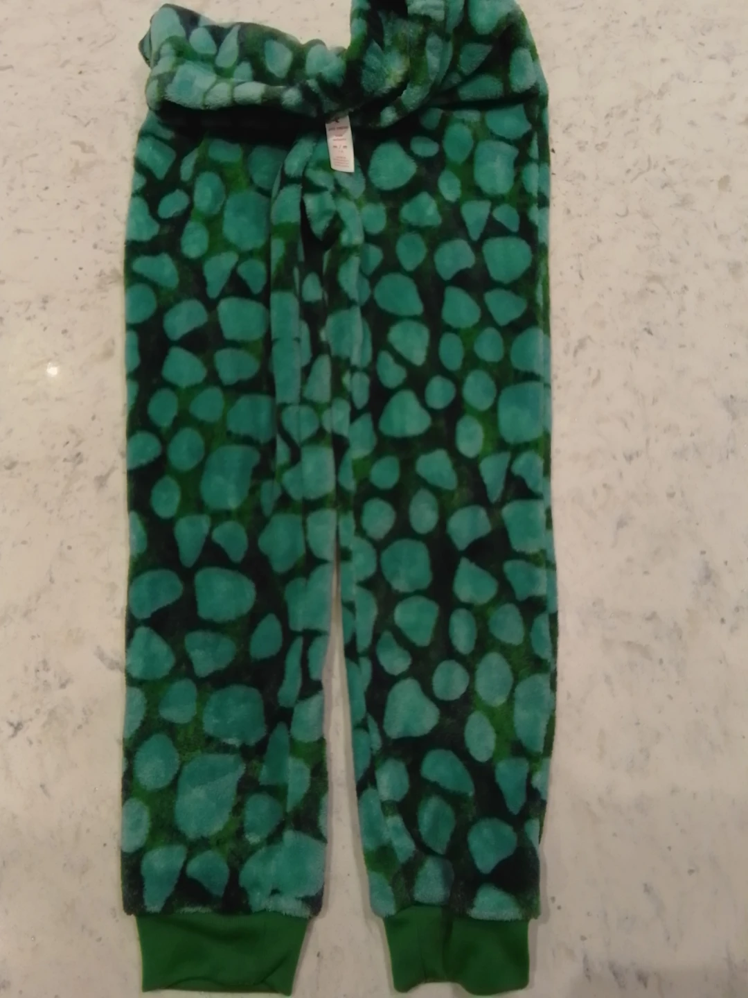 Green Dinosaur Print Fleece Pajama Pants