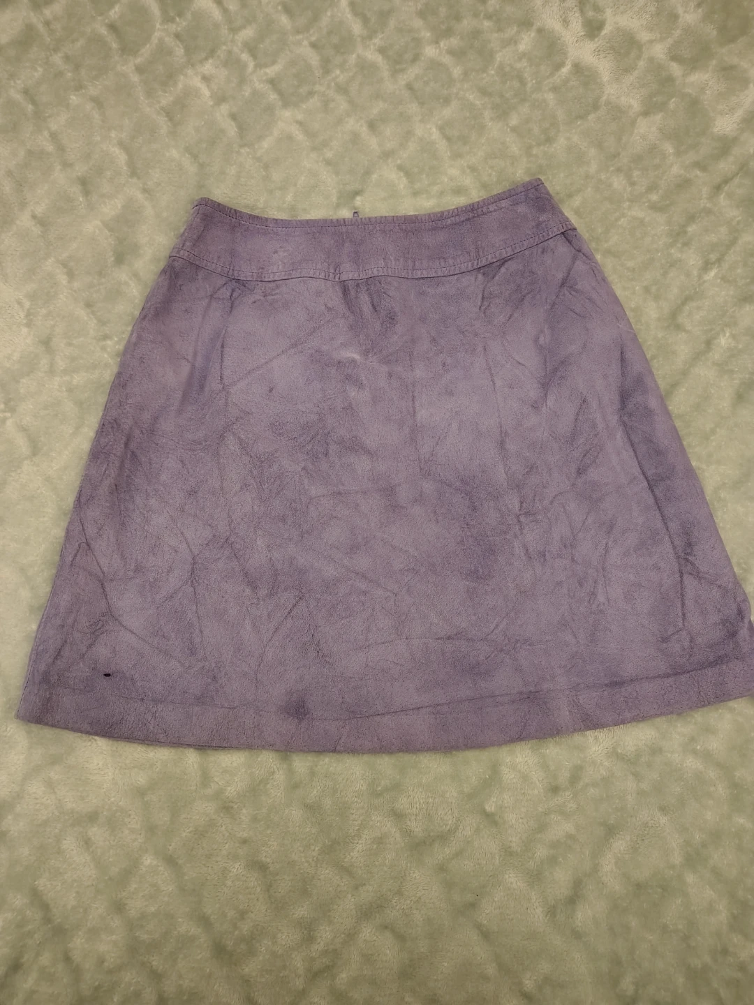 Danier Canada Suede Mini Skirt - Lavender