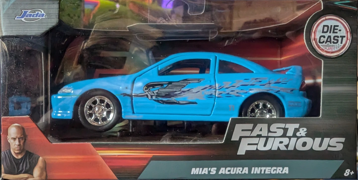 Jada diecast '23: Fast & Furious Mia's Acura Integra