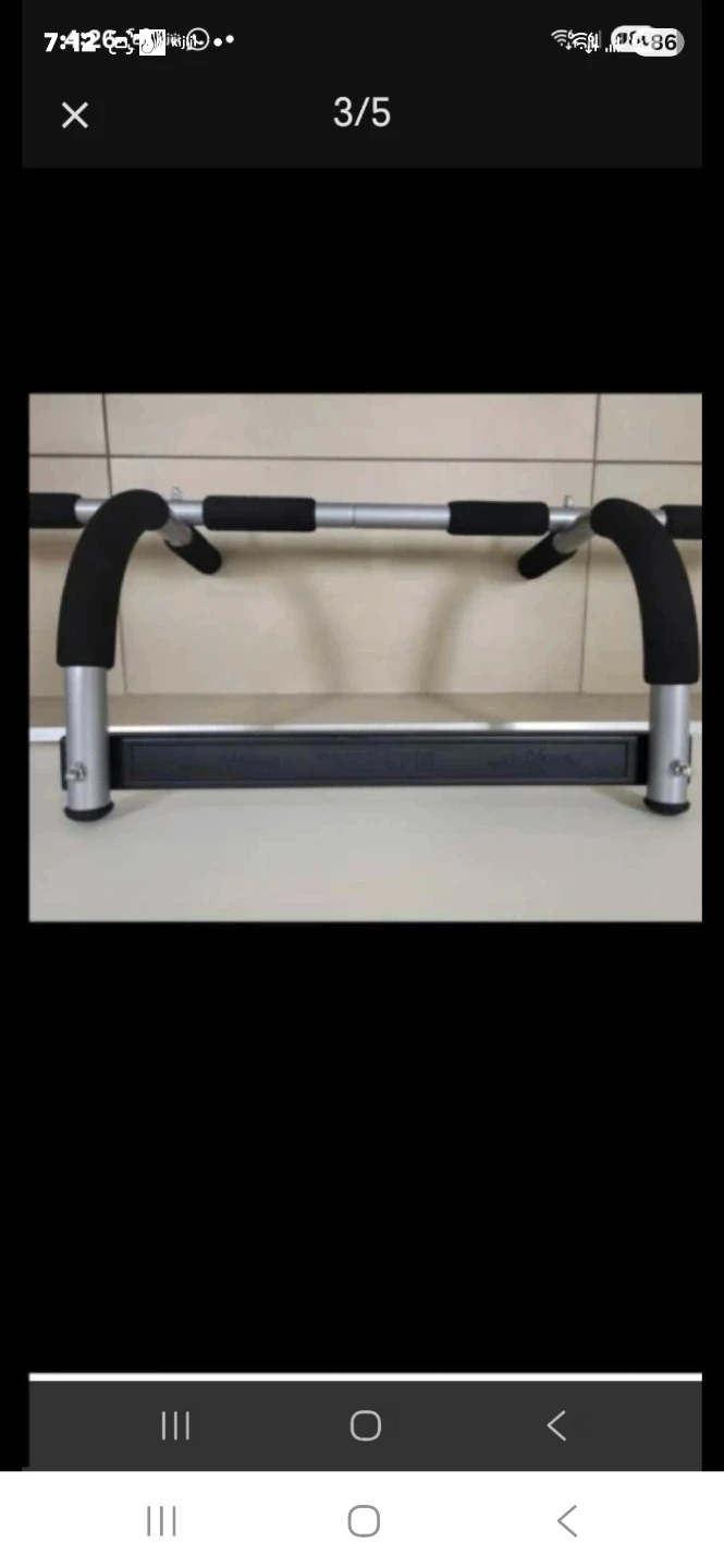 Iron Gym Pro Fix Total Upper Body Workout Door Bar - photo 4