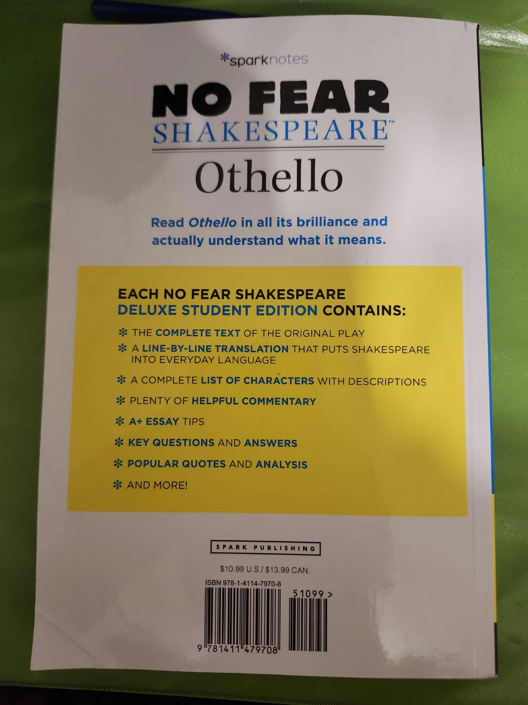 othello sparkles deluxe student edition book - photo 2