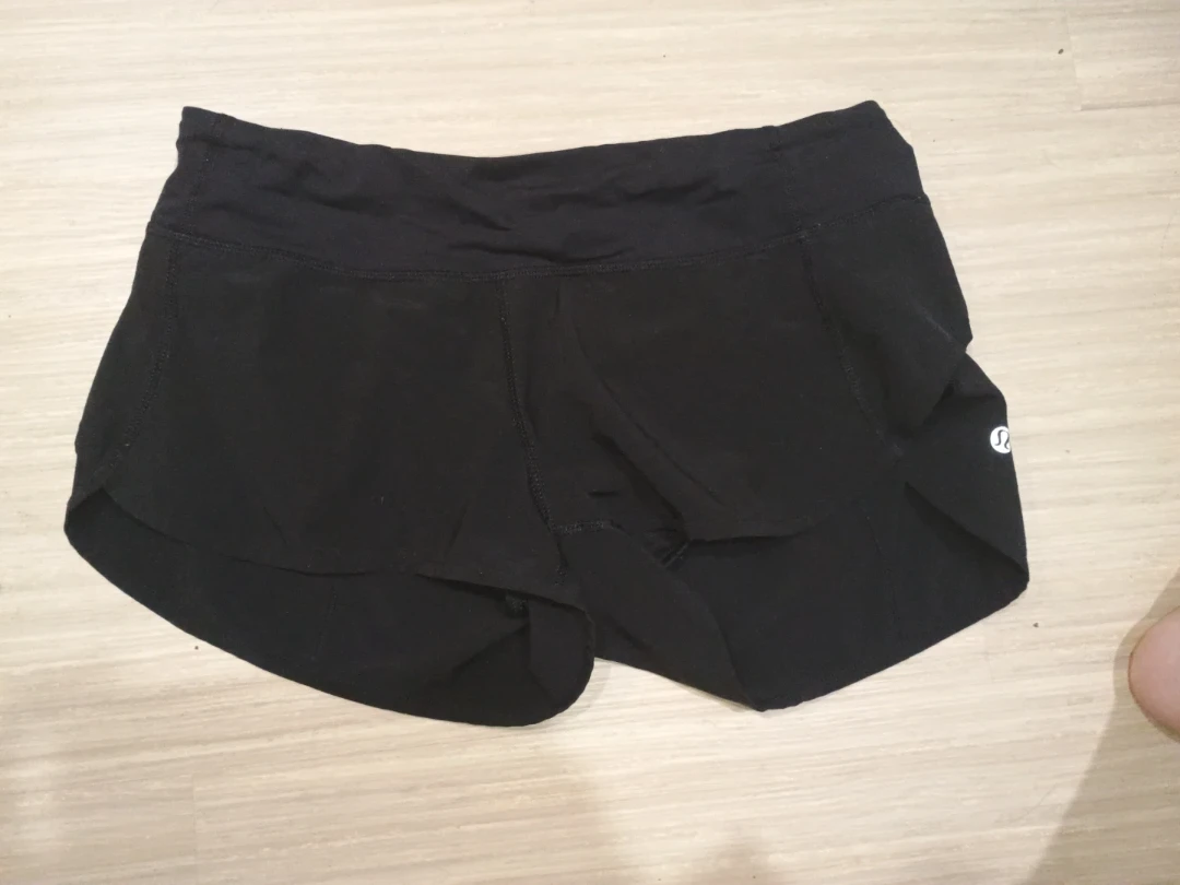 Lululemon Speed Short Black Size 6