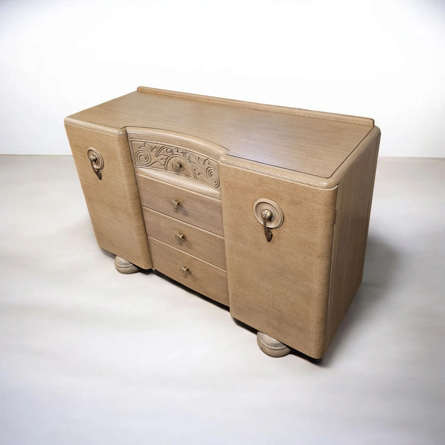 Vintage Artdeco Wood Sideboard/buffet - photo 5