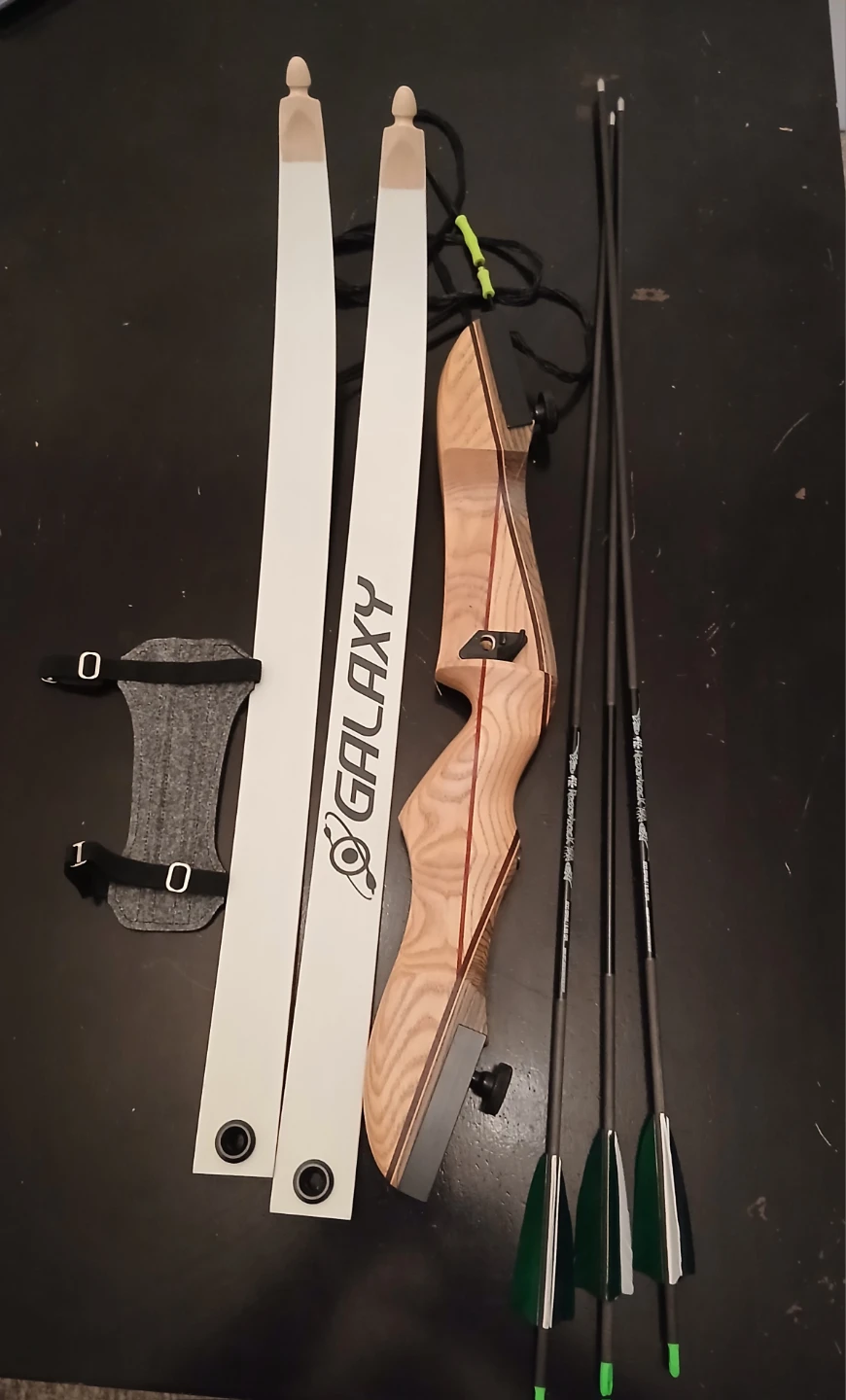 Galaxy Recurve Bow with 3 Arrows