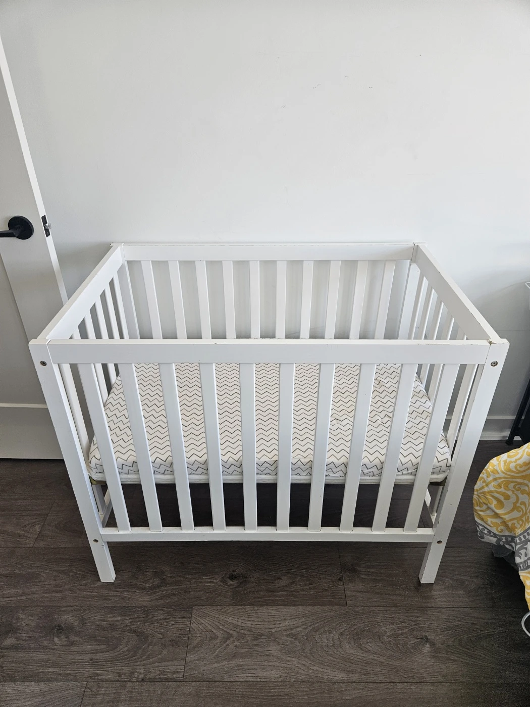 White Baby Crib