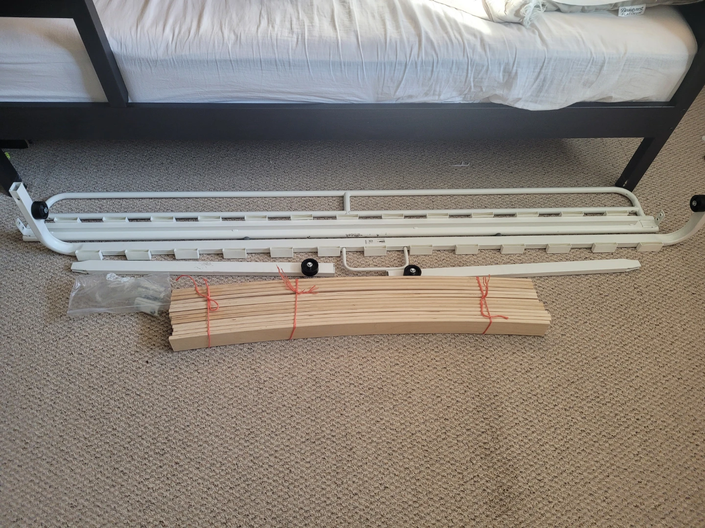 Twin IKEA Pull-out Bed Frame - photo 3