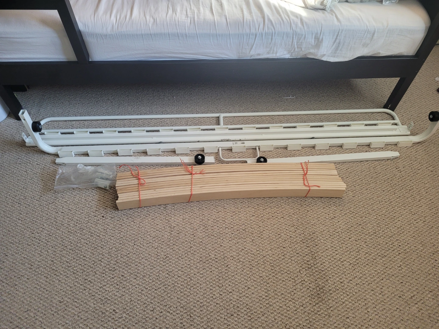 Twin IKEA Pull-out Bed Frame - photo 4