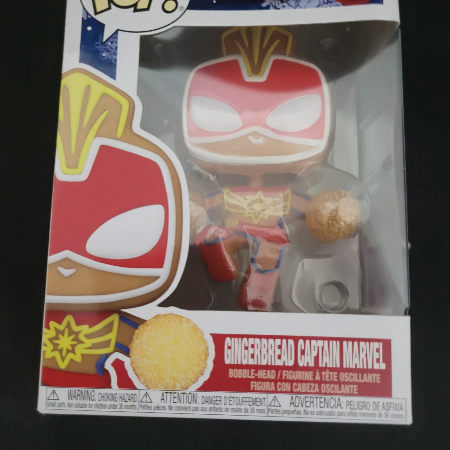 Funko Pop! Marvel Gingerbread Captain Marvel #936 - photo 3