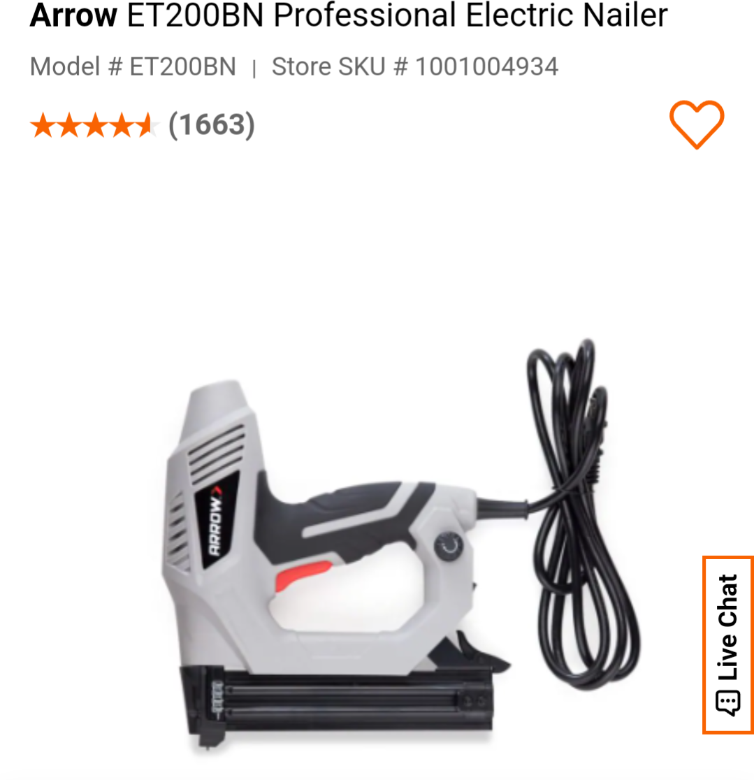 Arrow Professional Electric Nailer - photo 2