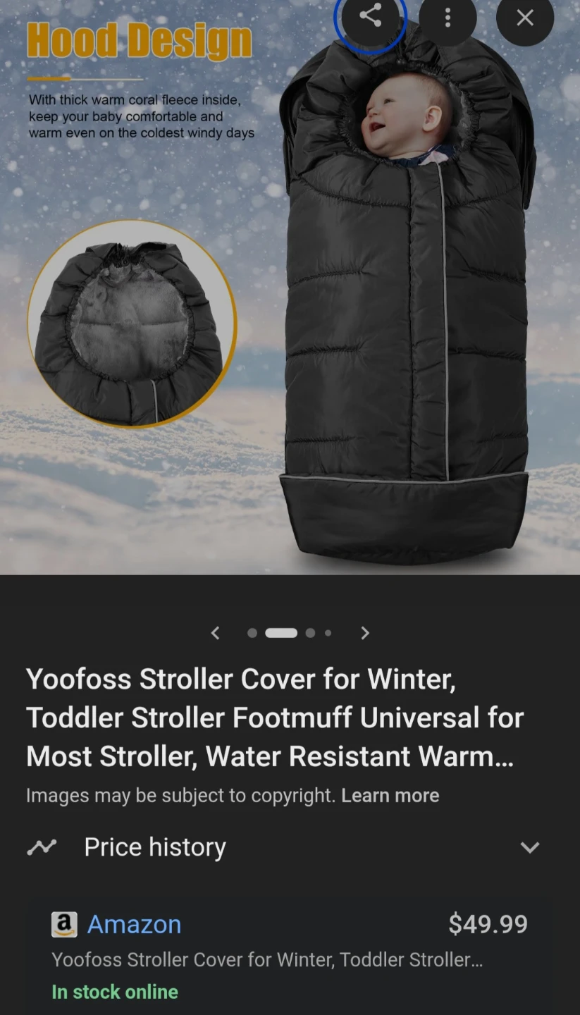 Stroller Footmuff Winter Cover brand new - photo 2