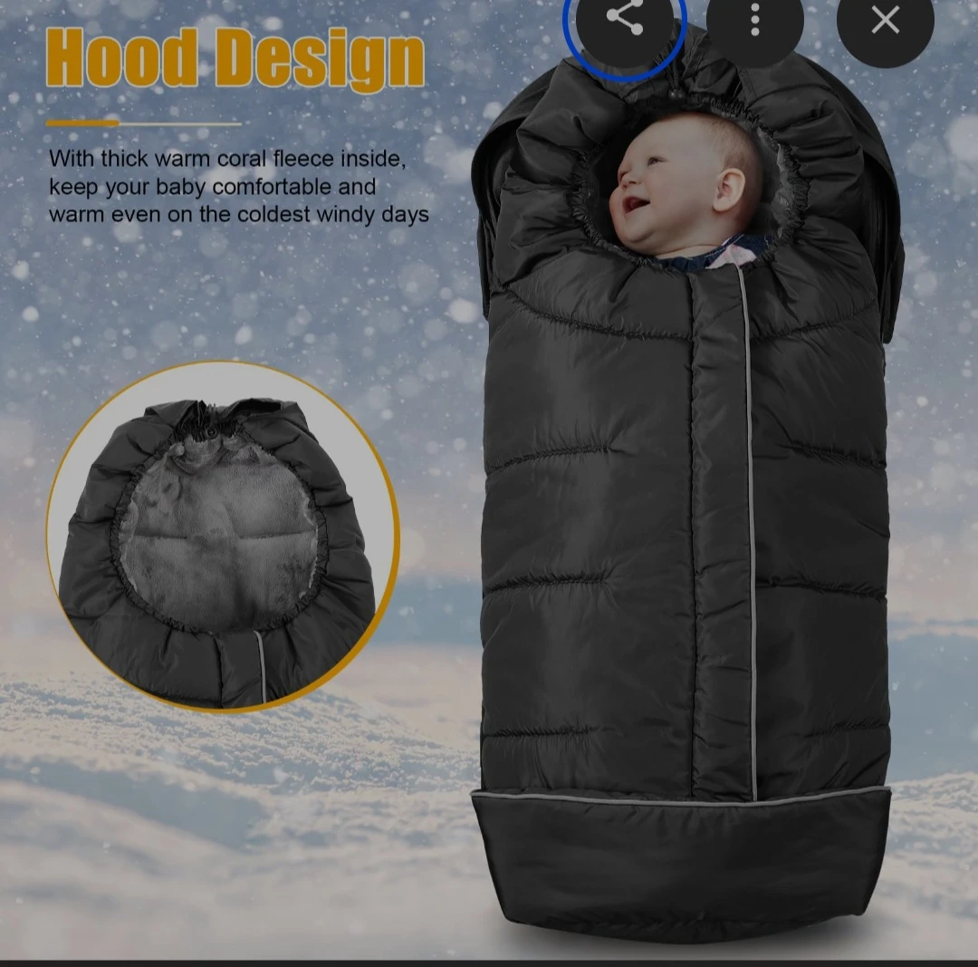 Stroller Footmuff Winter Cover brand new - photo 3