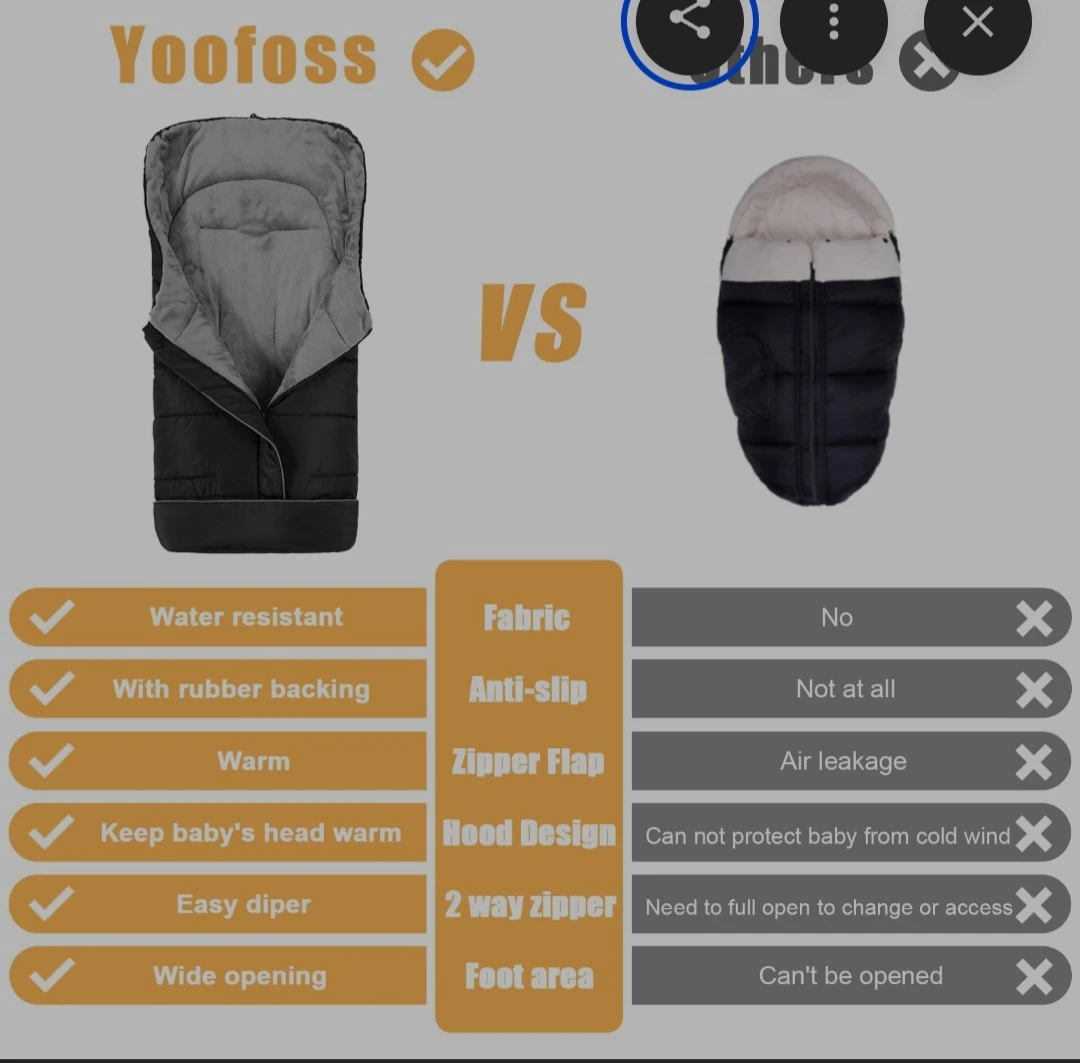 Stroller Footmuff Winter Cover brand new - photo 5