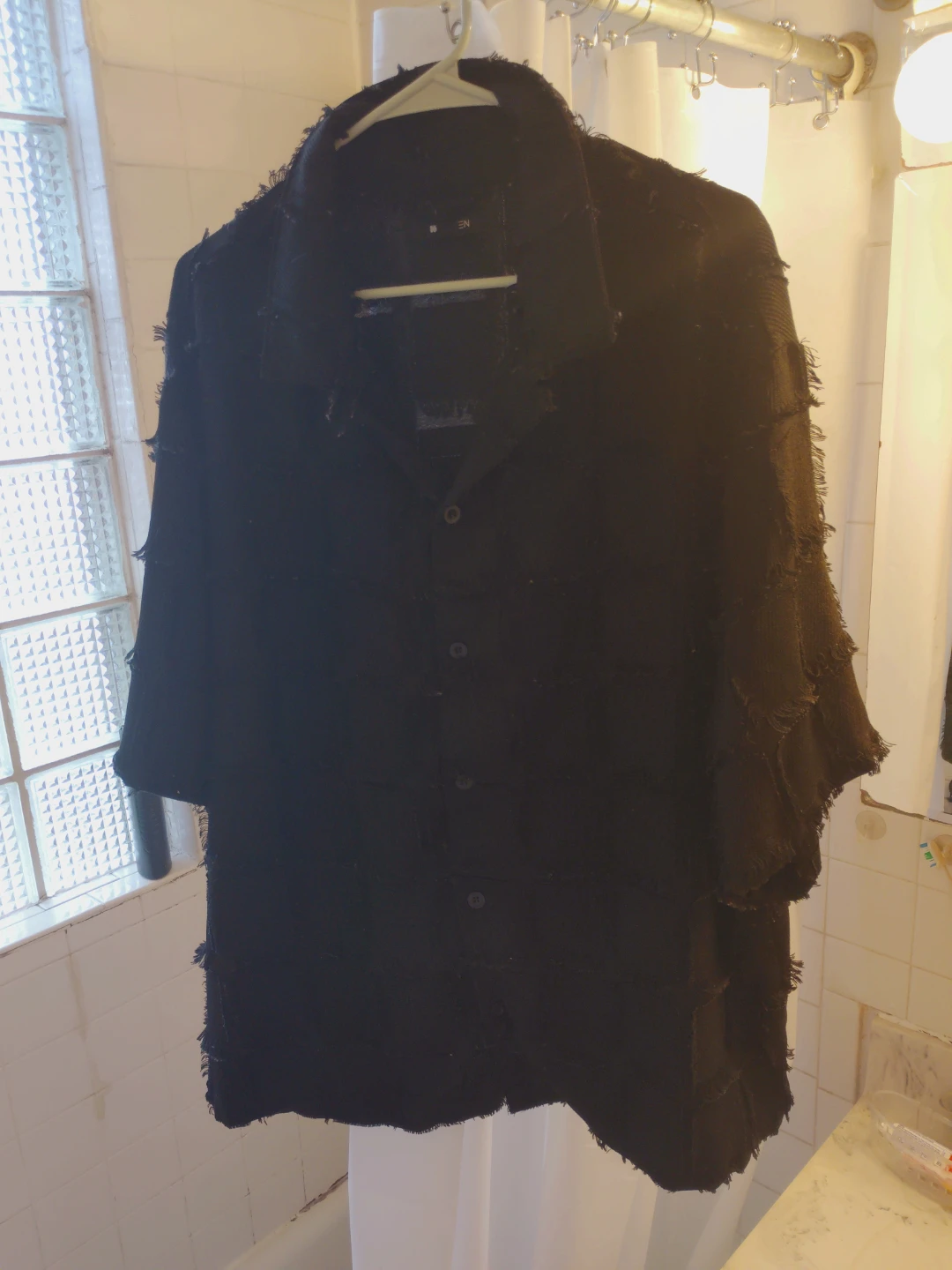 NOVAMEN Black Button-Up Shirt XXL
