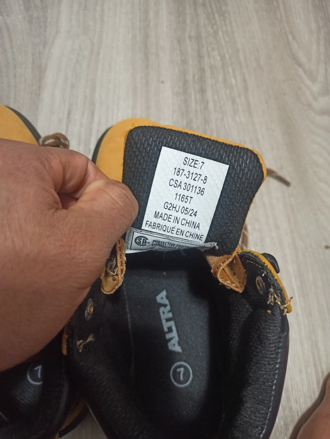 Altra Industrial Work Boots - Size 7 - photo 3