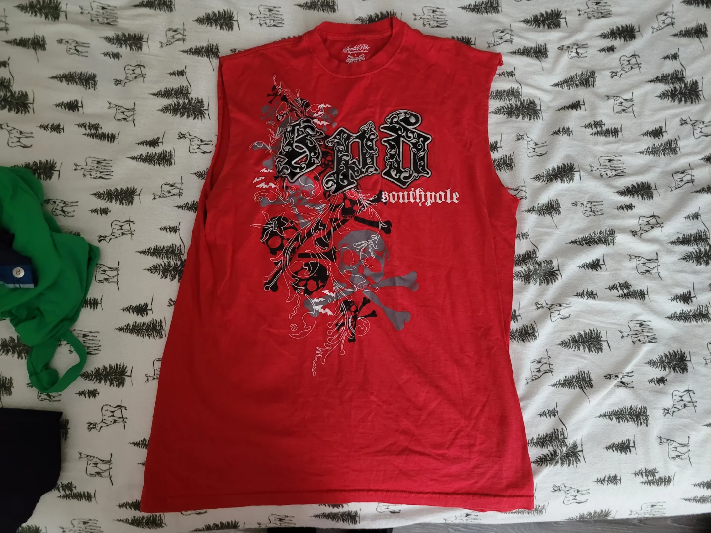 South Pole Red Sleeveless T-Shirt - photo 2