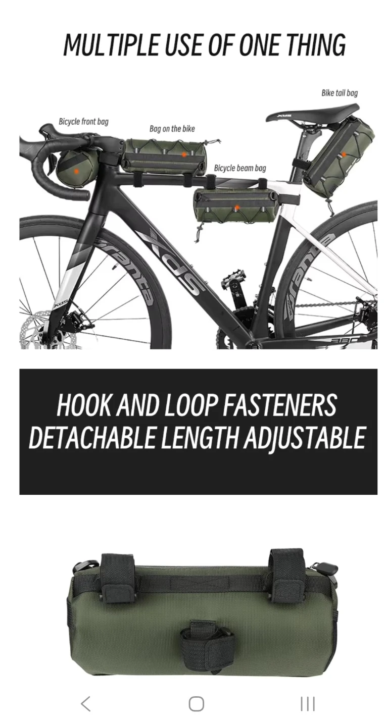 Bicycle handlebar bag - photo 3