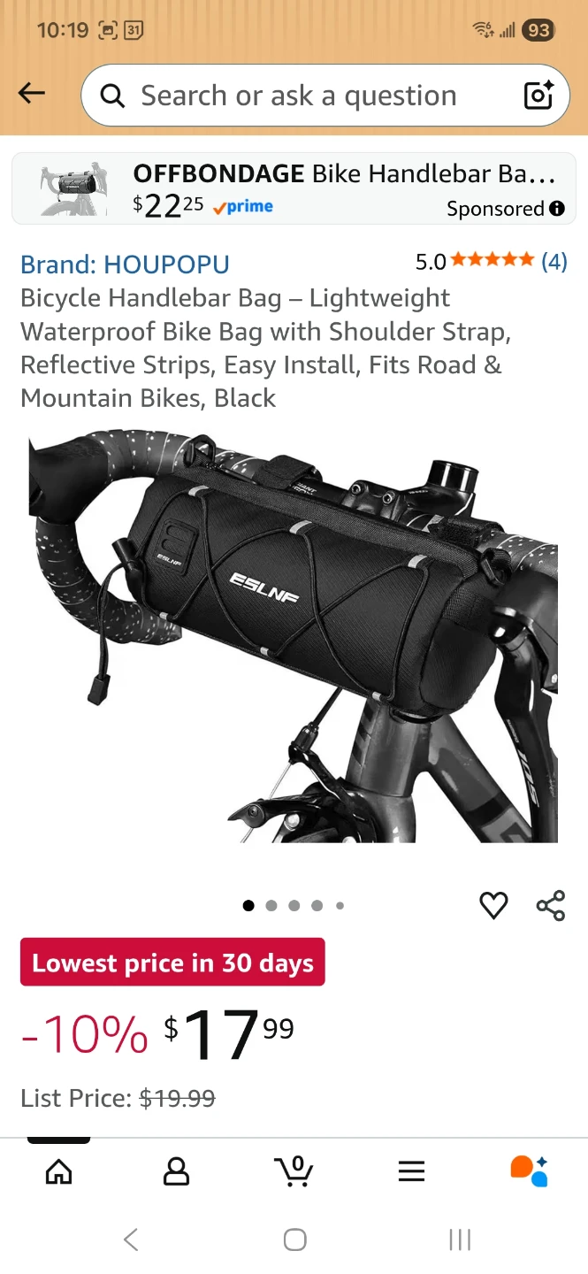 Bicycle handlebar bag - photo 5