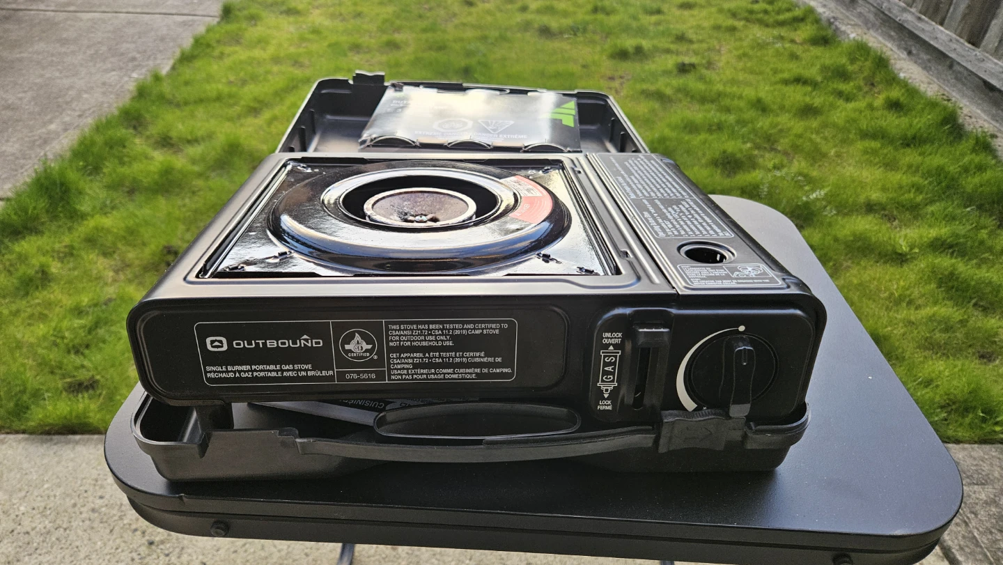 Outbound Portable Stove with Butane Fuel Canisters