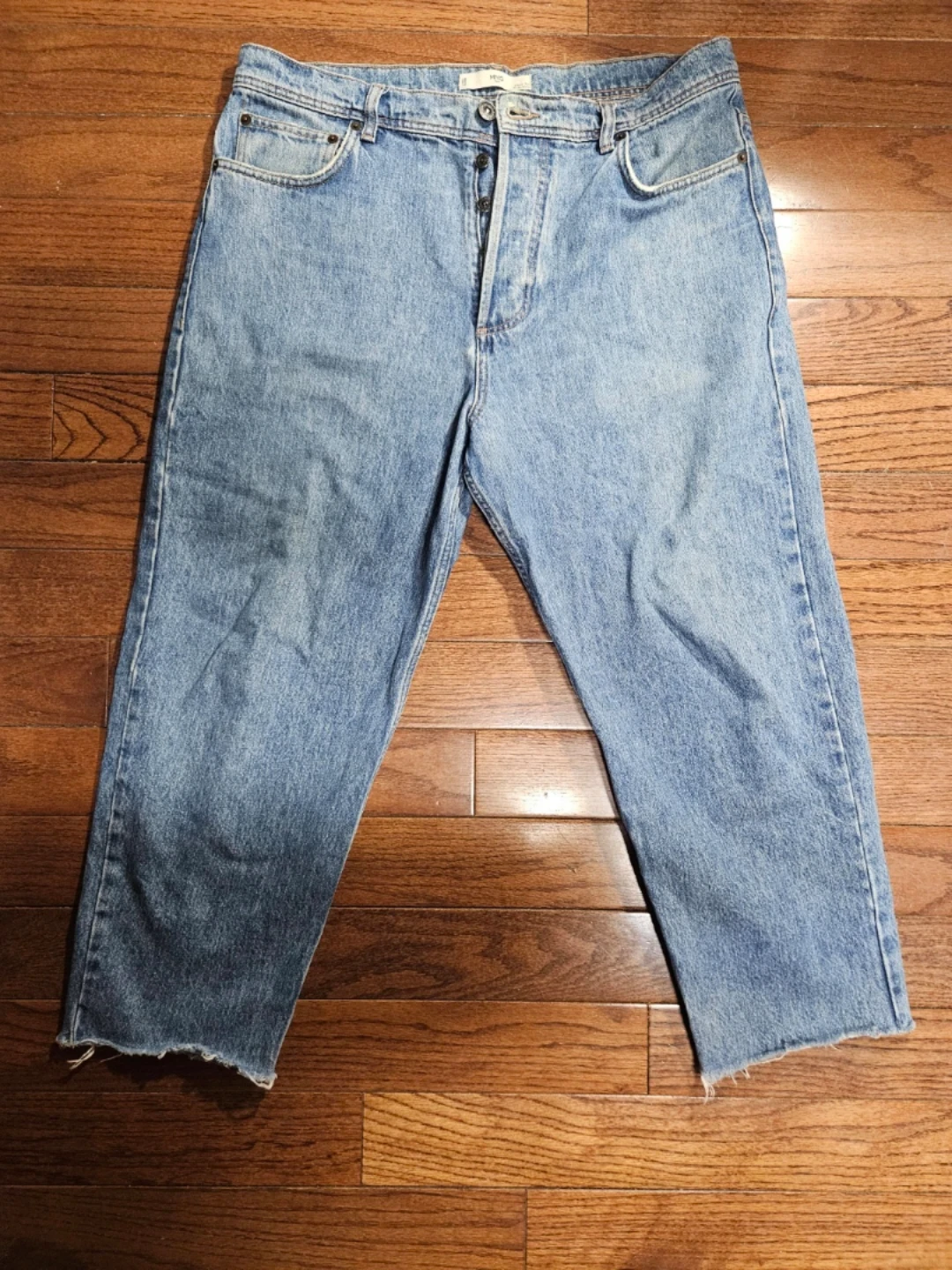 Mango Tapered Button fly Jeans