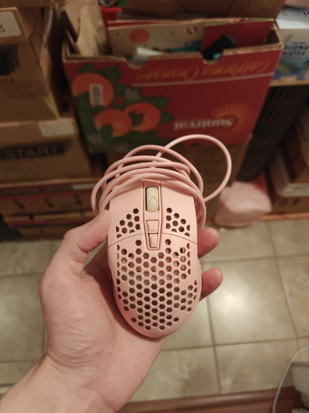 Delog G11 RGB Game Mouse - Pink 🥕 - photo 2