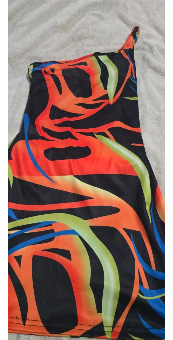 One Shoulder Cut-Out Dress - photo 2