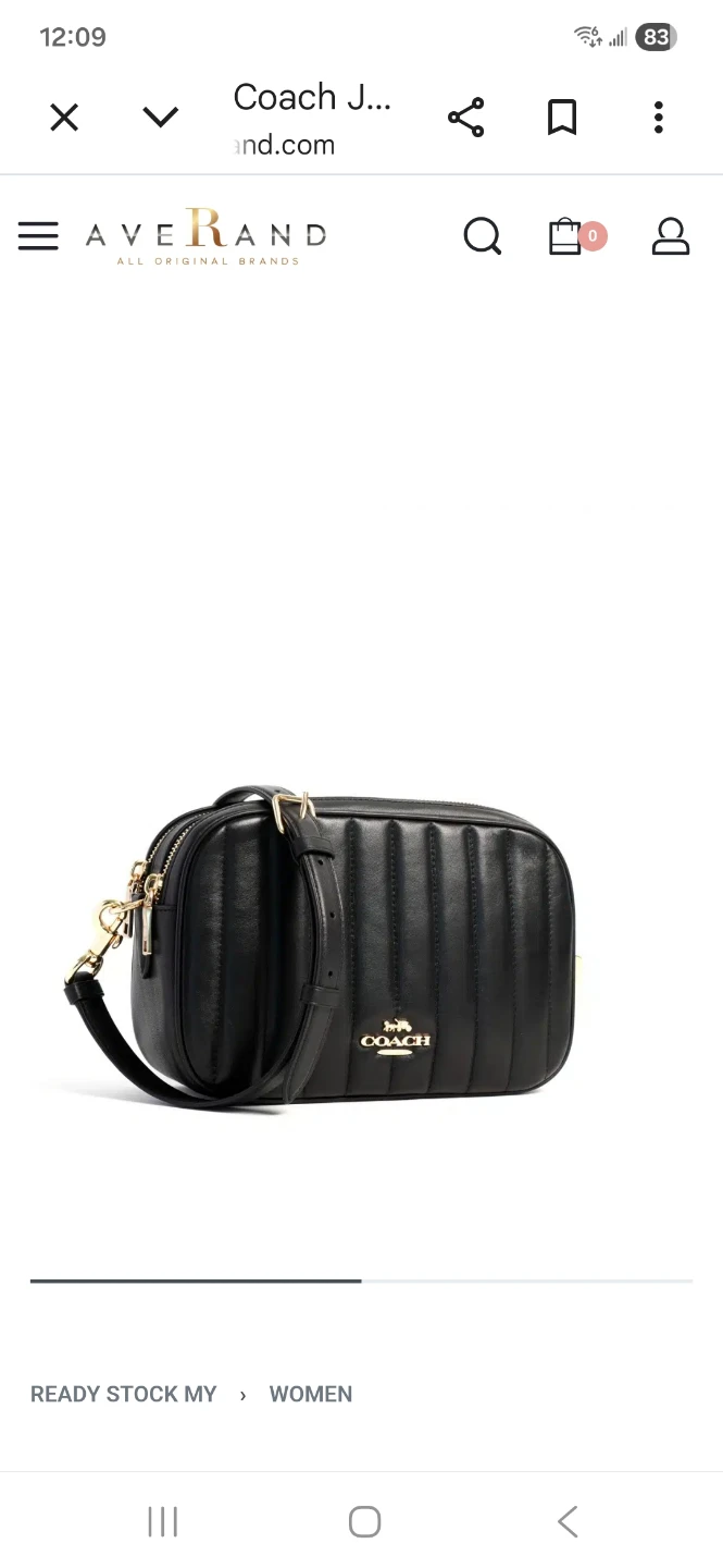 Coach Jes Crossbody Bag With Linear Quilting