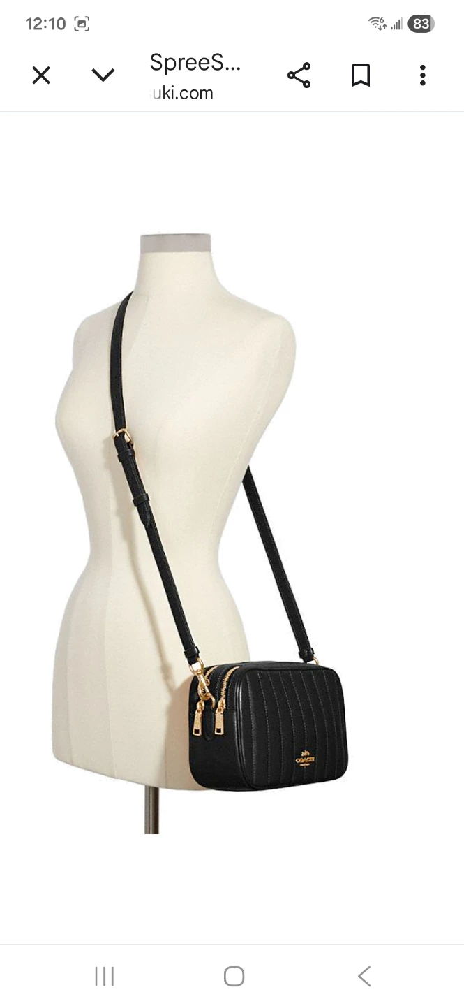 Coach Jes Crossbody Bag With Linear Quilting - photo 3