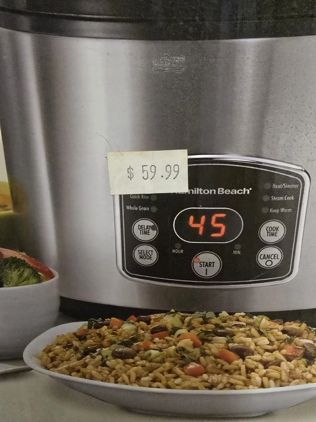 Hamilton Beach Digital Simplicity Rice Cooker and Steamer - photo 2