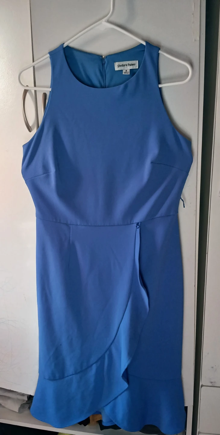Shelby & Palmer Blue Sleeveless Dress - Size 8