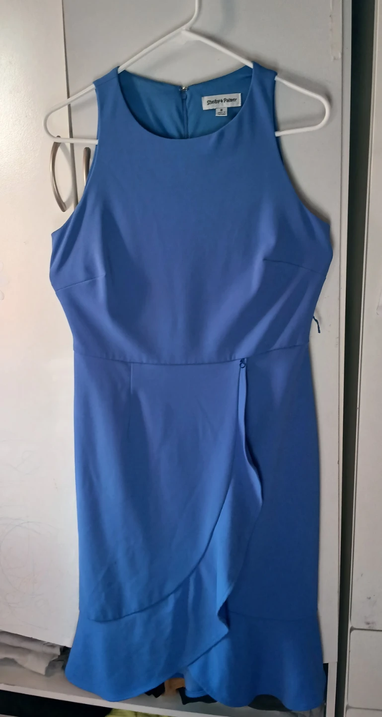 Shelby & Palmer Blue Sleeveless Dress - Size 8 - photo 2