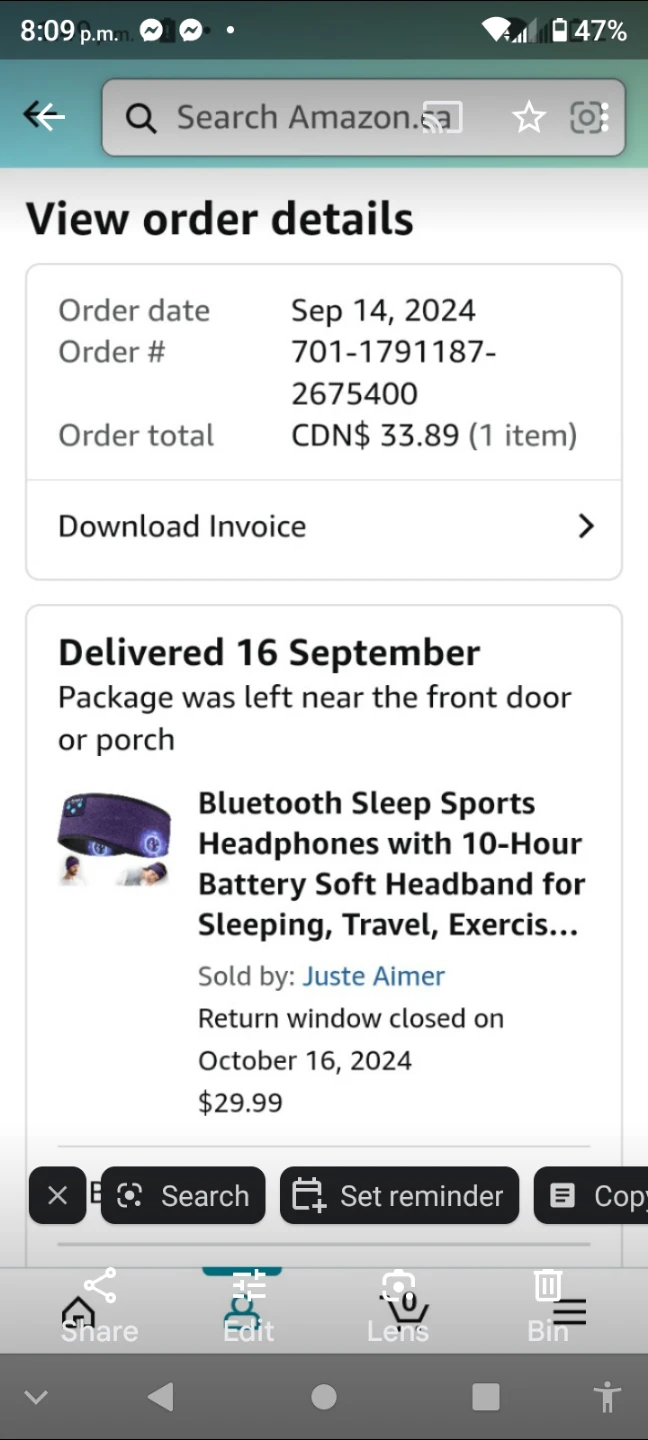 🥕 Bluetooth Sleep Sports Headphone Soft Headband❤️