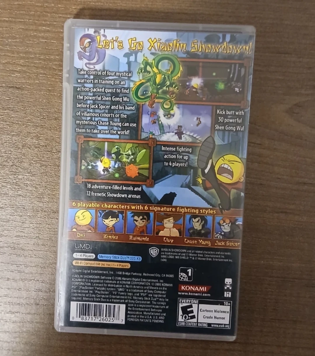 Xiaolin Showdown PSP Game - photo 3