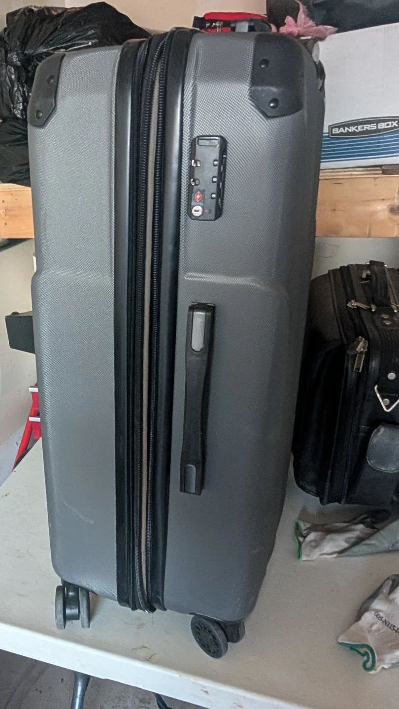 US POLO ASSN. Grey Hardside Spinner Luggage