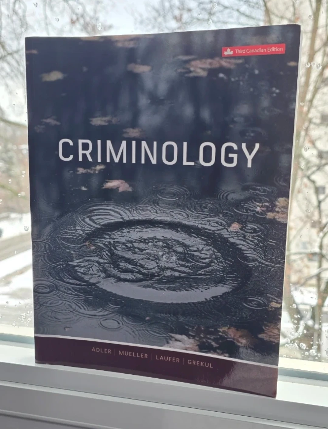 Criminology Textbook - Third Canadian Edition