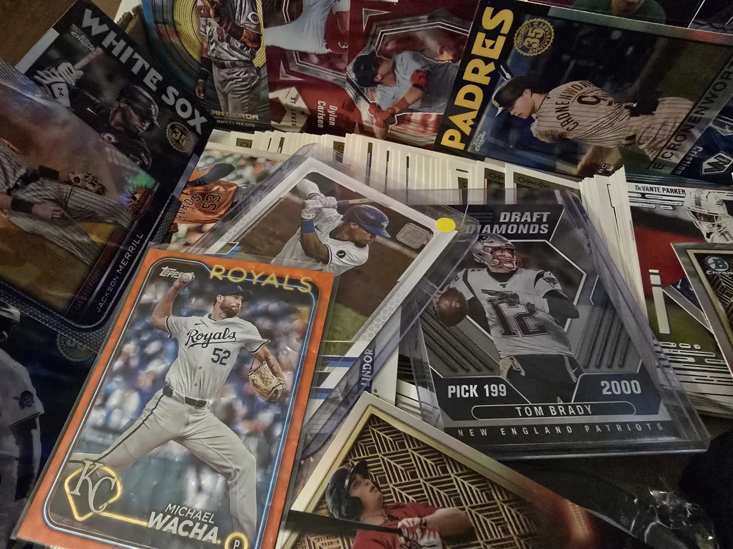 Assorted Baseball and Football Trading Cards - photo 4