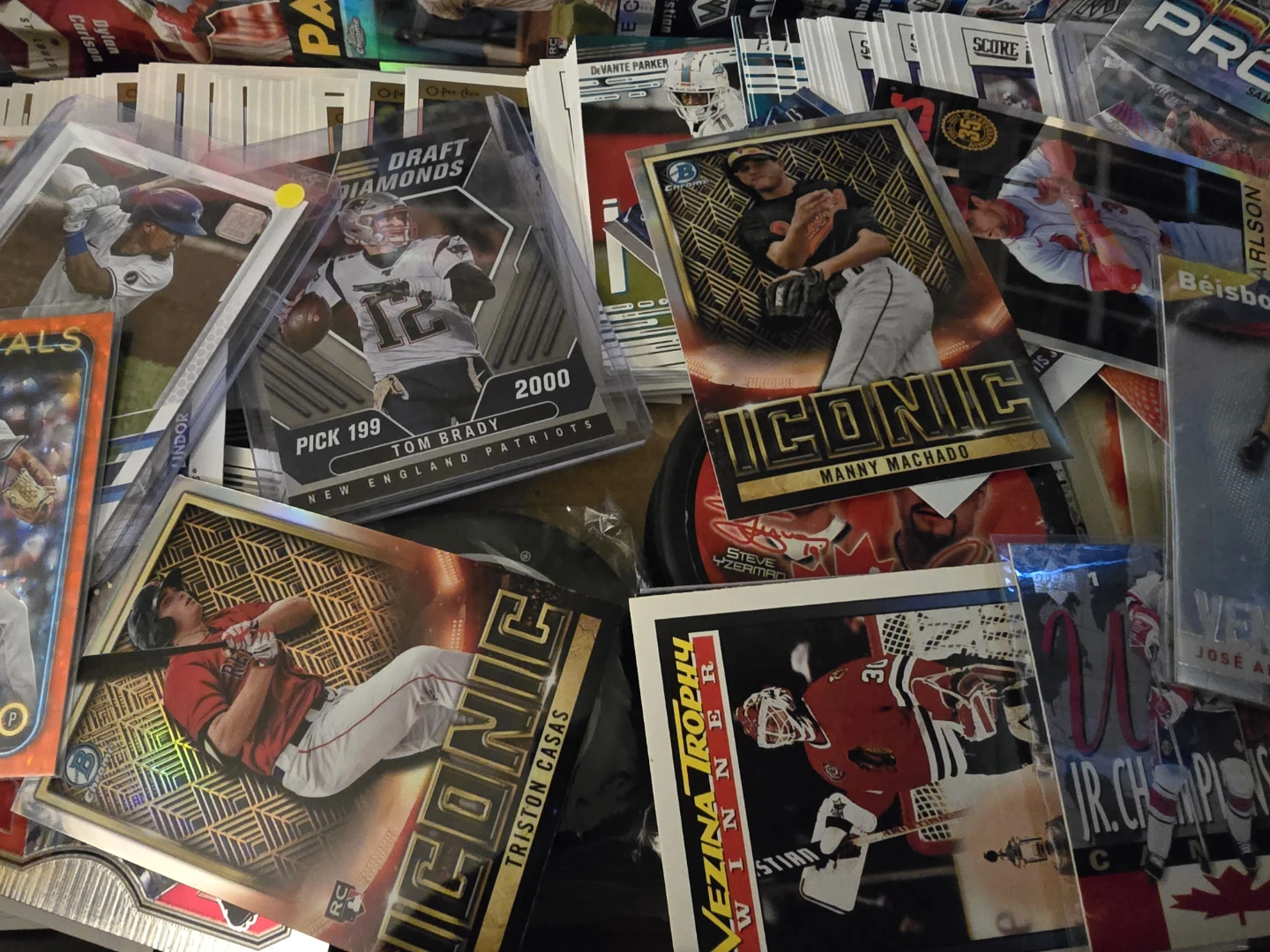 Assorted Baseball and Football Trading Cards - photo 5