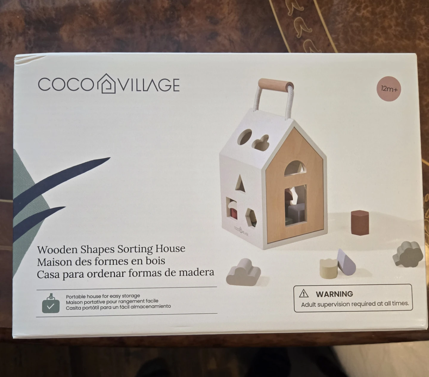Coco Village Wooden Shapes Sorting House Toy
