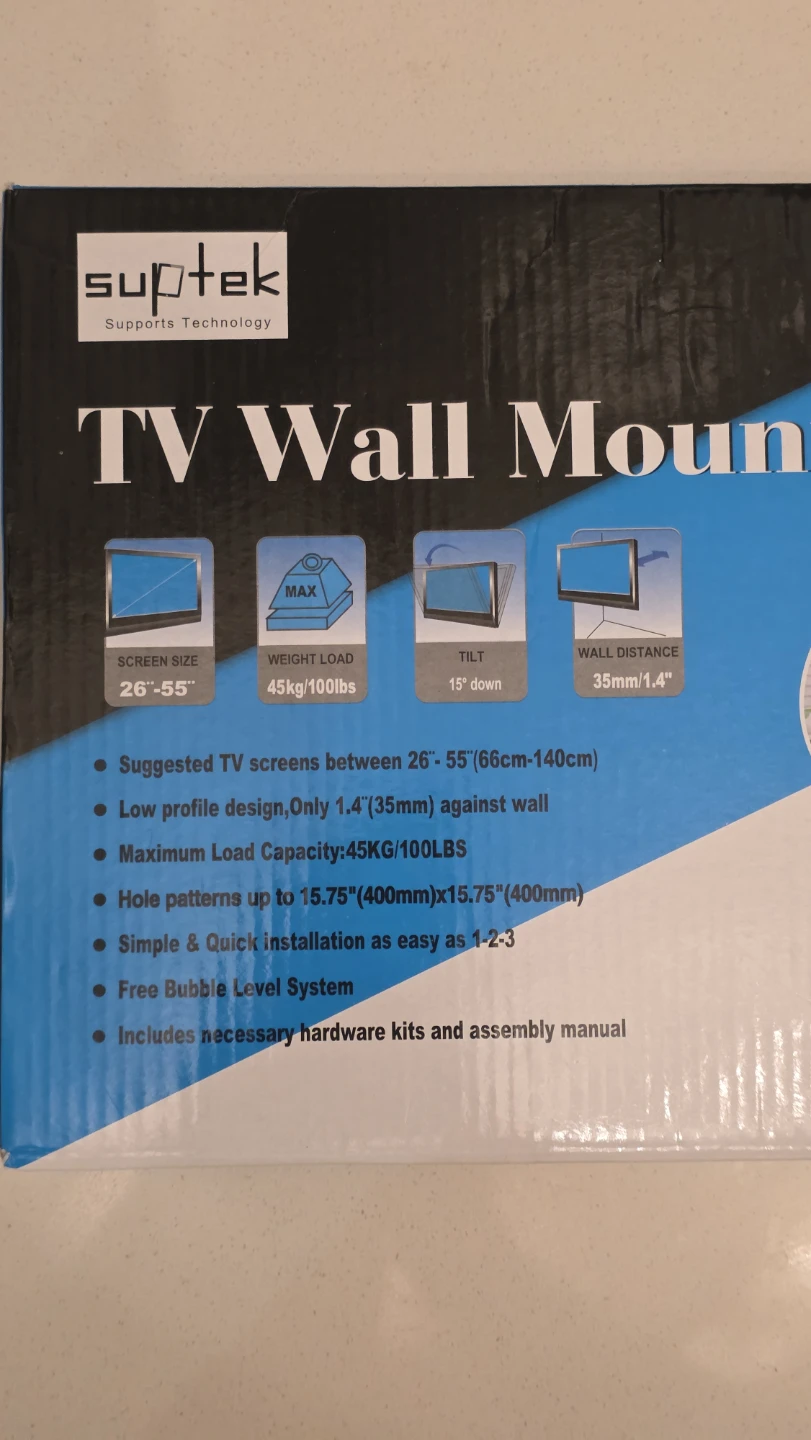Suptek TV Wall Mount MT4204 for 26"-55" Screens - photo 2