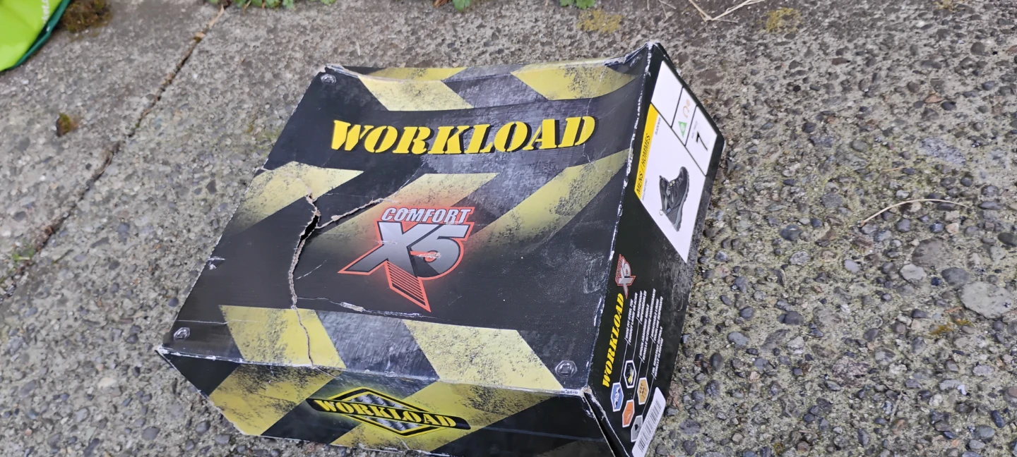 Workload Comfort X5 Steel Toe Hiking Work Boots