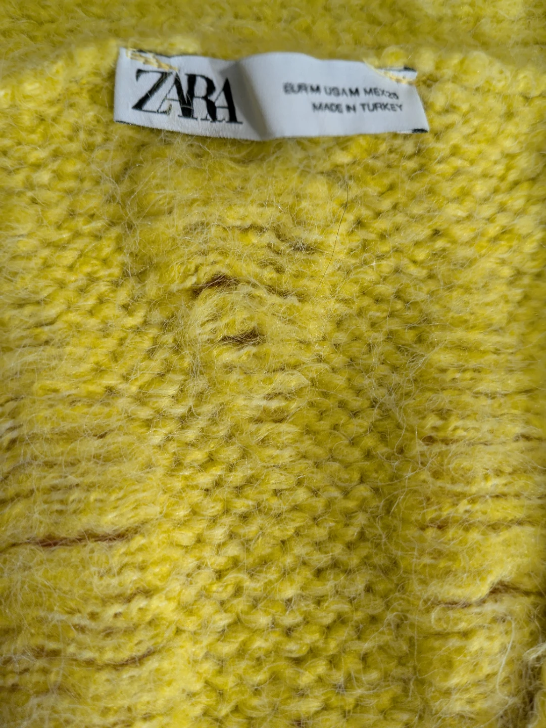 ZARA Yellow Knit Sweater Vest - photo 2