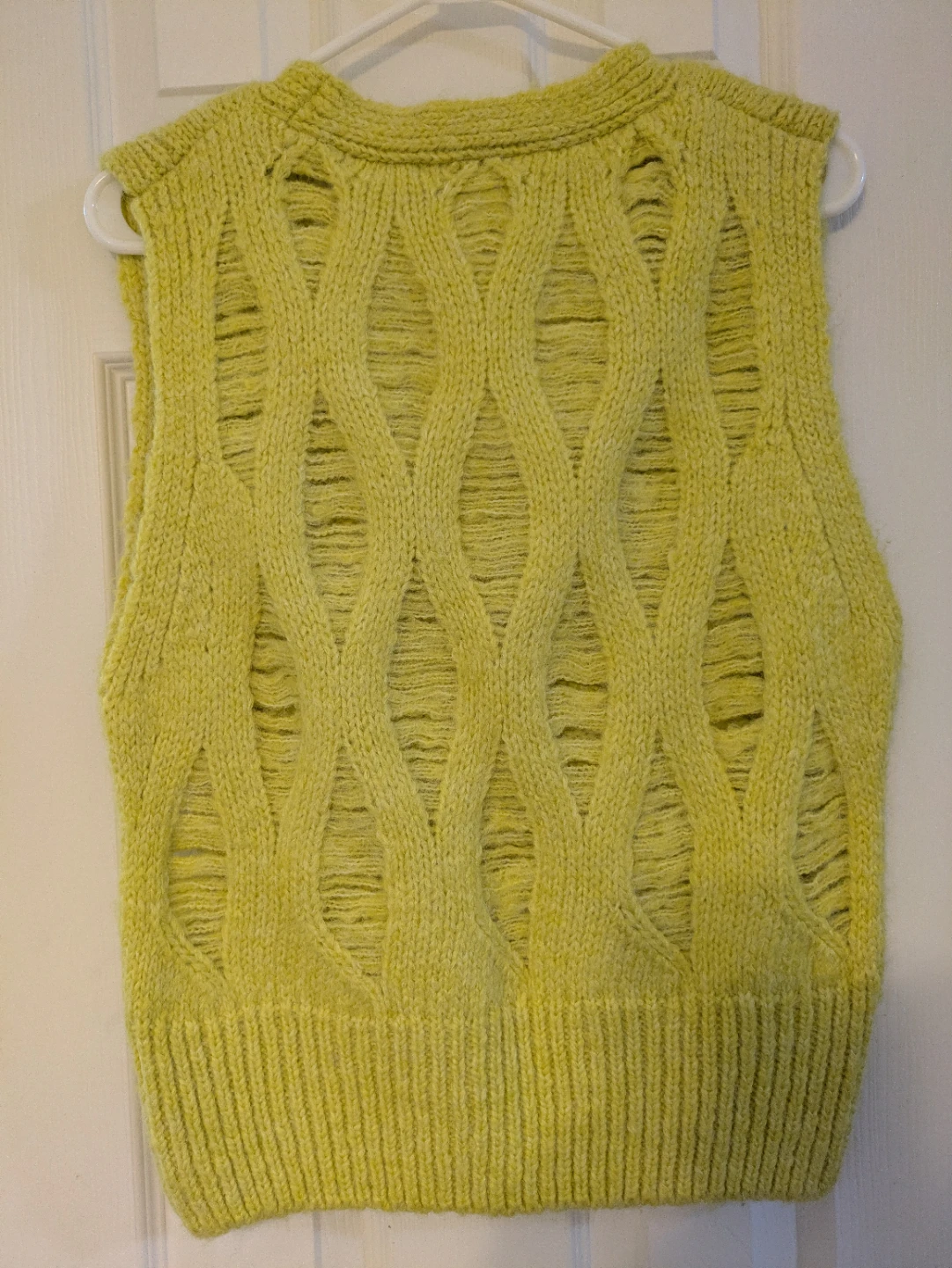 ZARA Yellow Knit Sweater Vest - photo 4