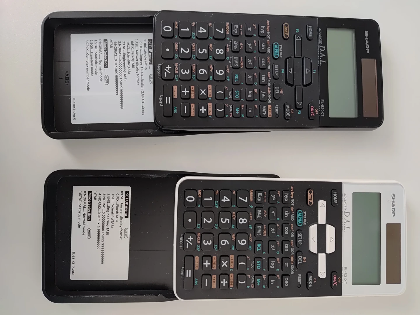 Sharp EL-520XT and EL-531XT Advanced D.A.L. Calculators (2) - photo 2