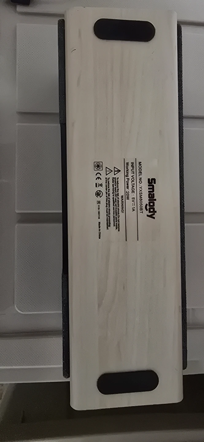 Smalody Bluetooth Speaker with Wood and Fabric Finish - photo 2