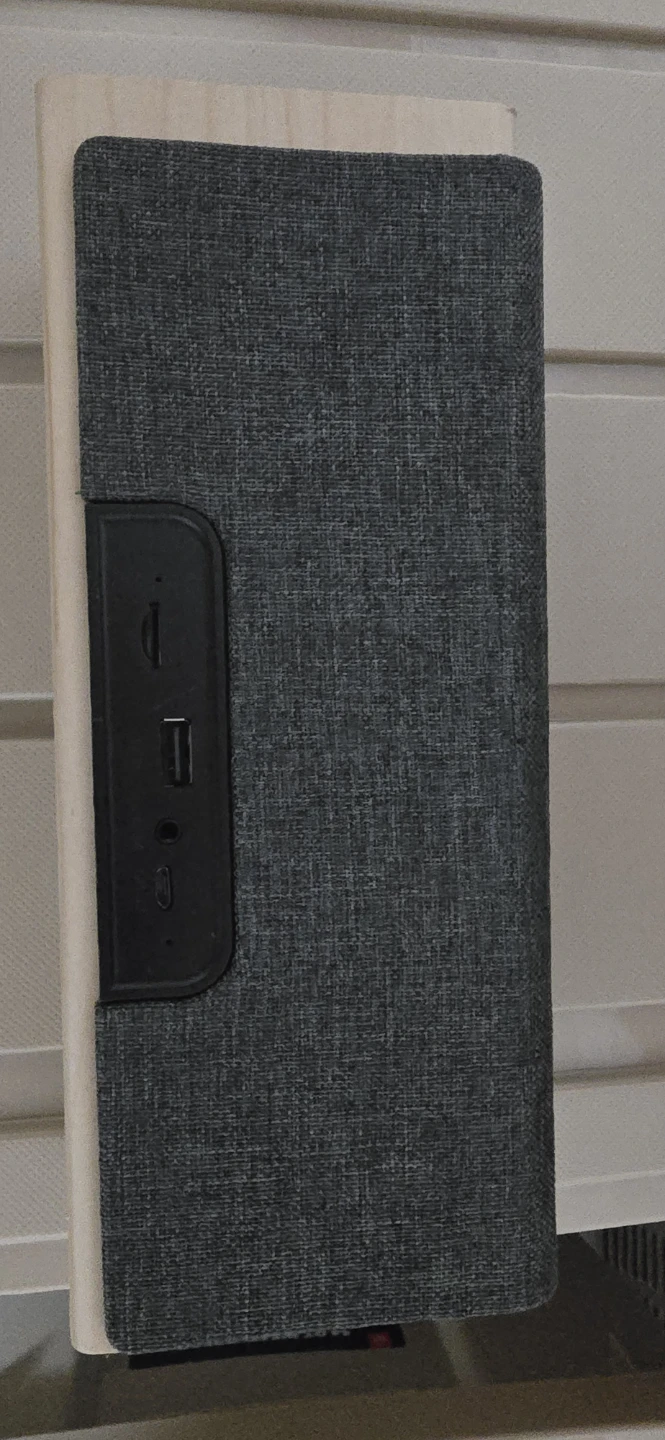 Smalody Bluetooth Speaker with Wood and Fabric Finish - photo 3