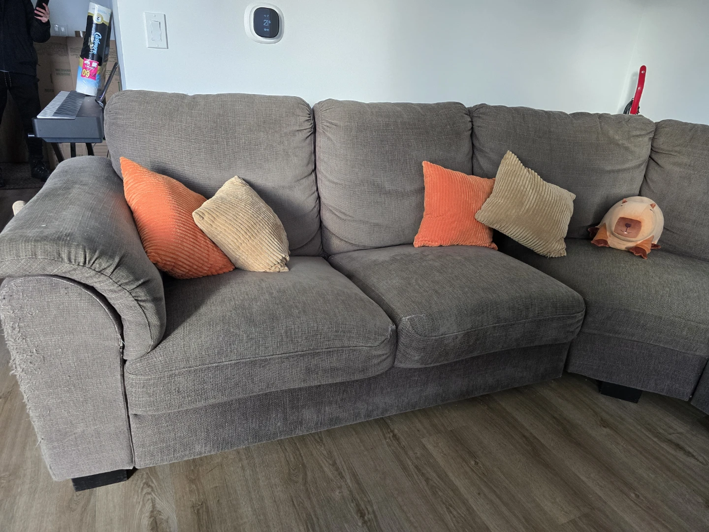 Grey Sectional Sofa - photo 2