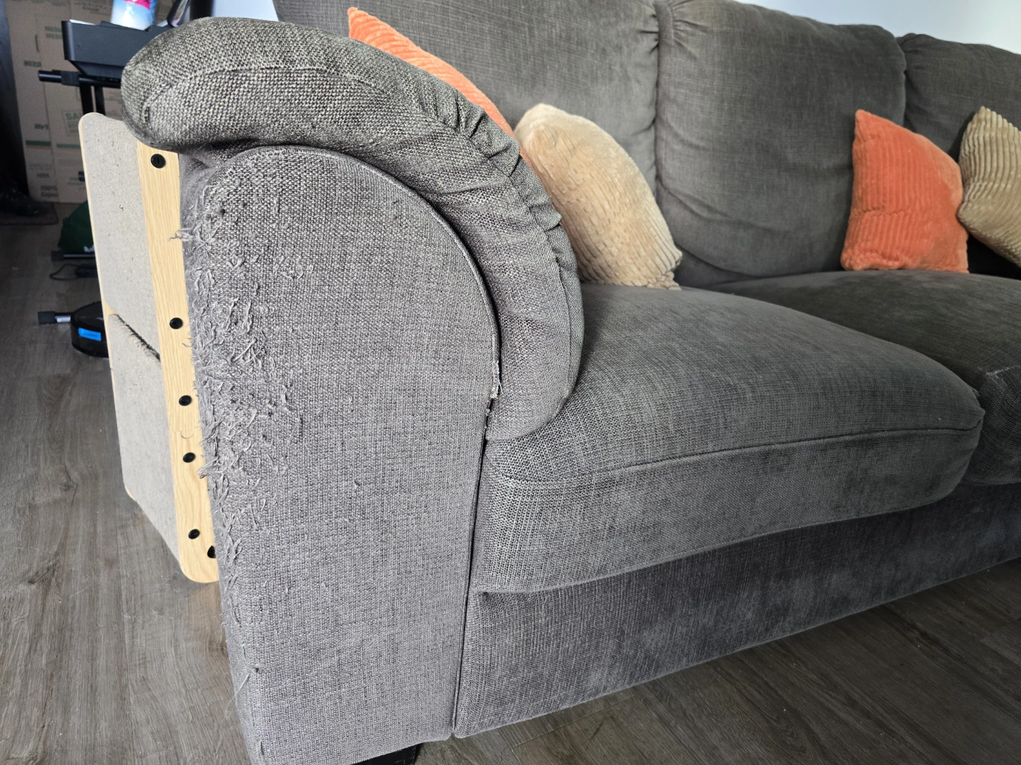 Grey Sectional Sofa - photo 5