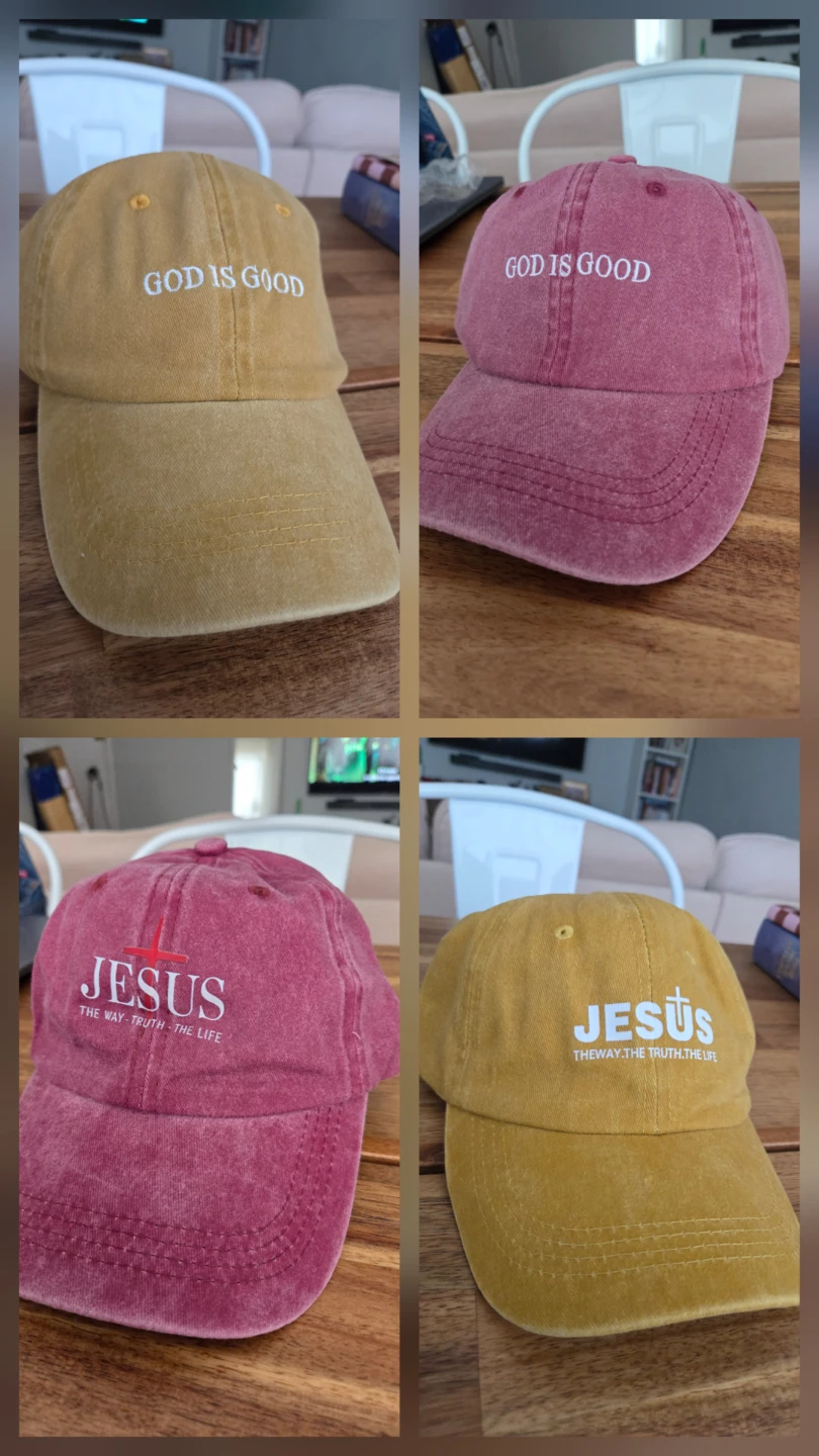 Jesus God is Good - Christian Hats *new