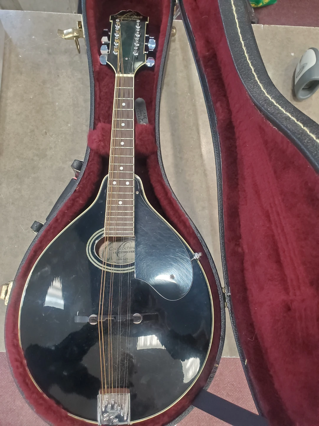 Oscar Schmidt by Washburn Black Mandolin