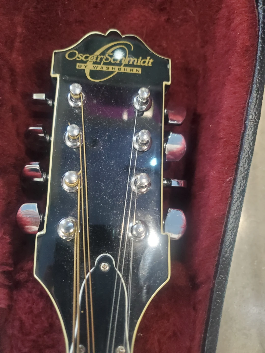 Oscar Schmidt by Washburn Black Mandolin - photo 3