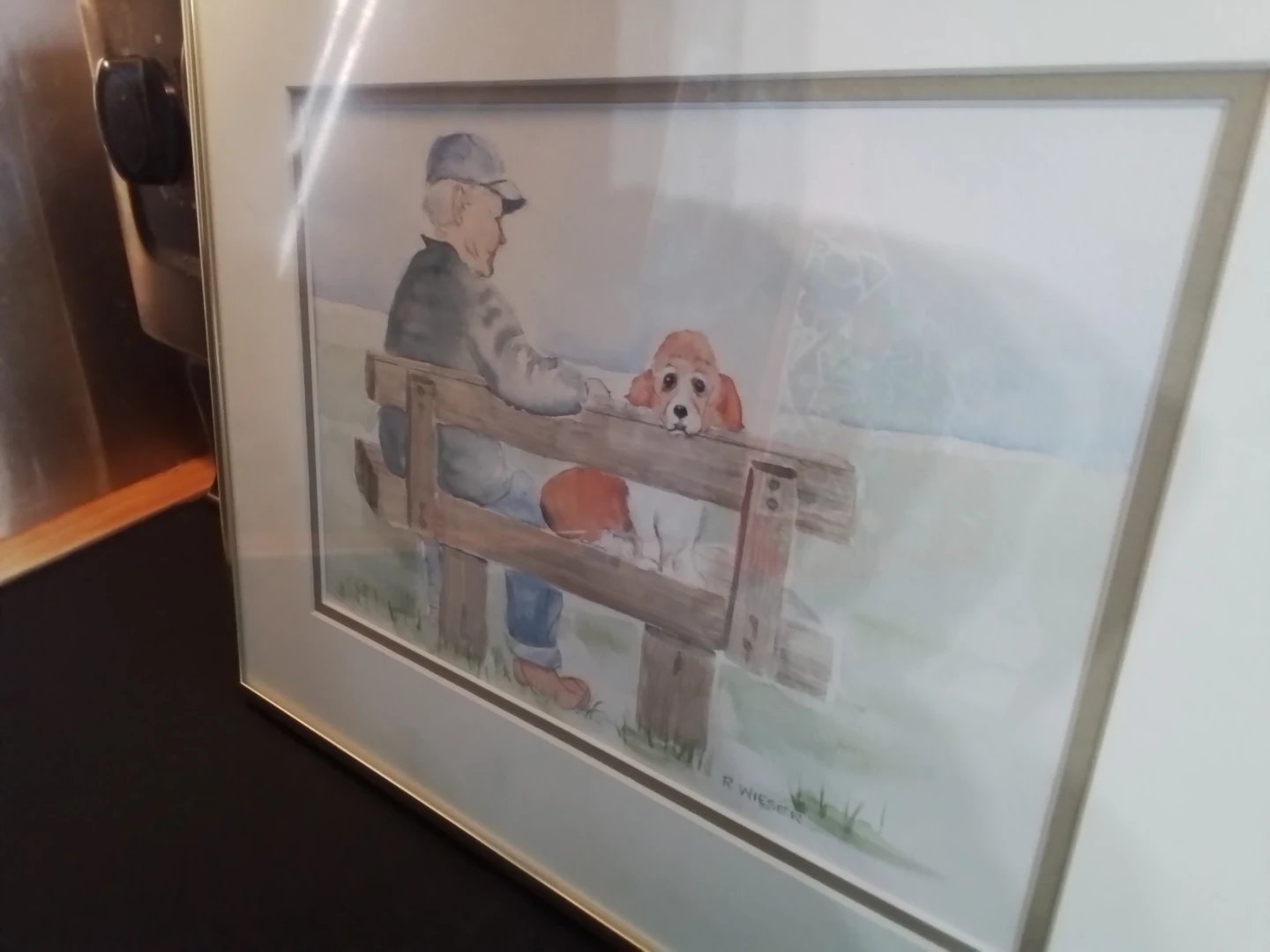 Watercolor Painting by Canadian Artist R. Wieser 14.25x11.25" - photo 3